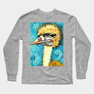 Van Gogh Ostrich 1 Long Sleeve T-Shirt